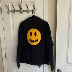 Justin Bieber Drew House Chenile Mascot Denim Jacket